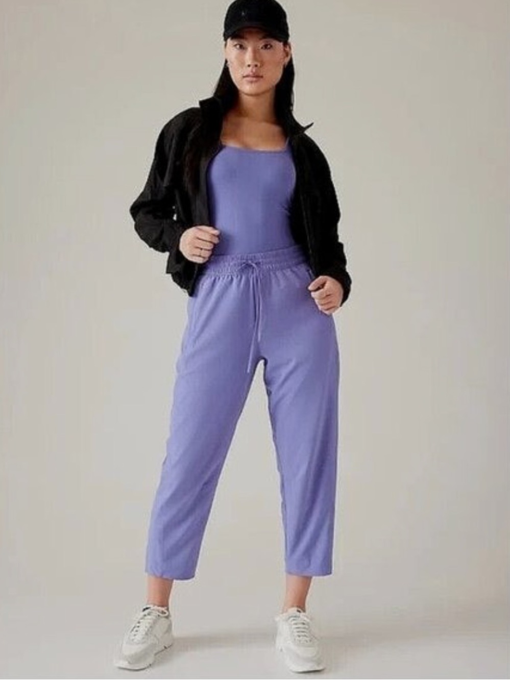 Athleta Arrival Pant-Dark Adonis Blue Drawstring Relax Hiking Women’s SZ 10